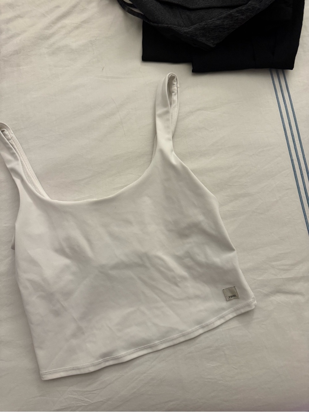 Everyday White Crop Tank Top - Minimal Chic